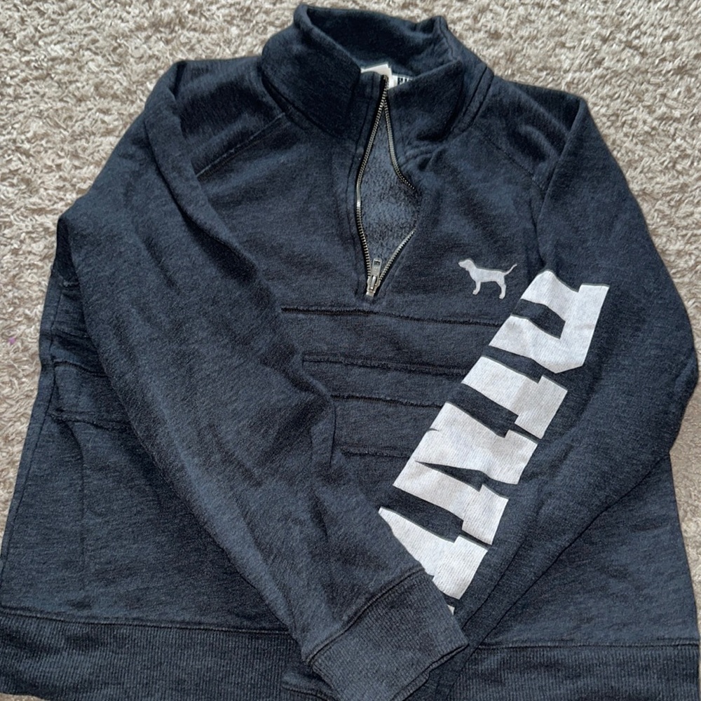 Pink brand quarter zip jacket